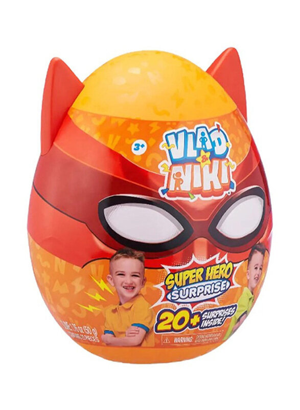 

Vlad & Niki Egg-Series Superhero Surprise Toy Kit, Action & Animal Figures Set, 19 Pieces, Ages 3+