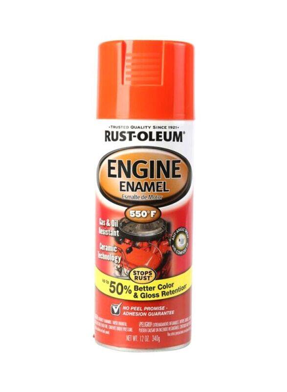 

Rust-Oleum 340gm Ceramic Engine Enamel 550F Gas & Oil Ressistant, Multicolour