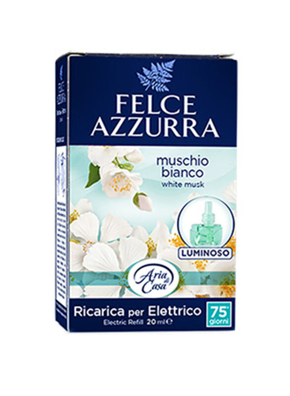 Felce Azzurra Refill White Musk Electric Set Fragrance Diffuser, 20ml, Multicolour