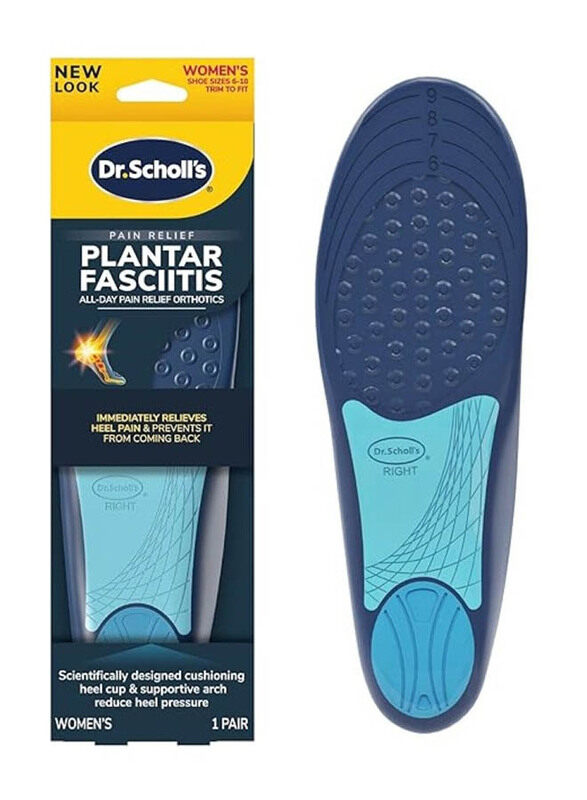 

Dr. Scholl's Plantar Fasciitis Pain Relief Orthotics Inserts Women's, Blue
