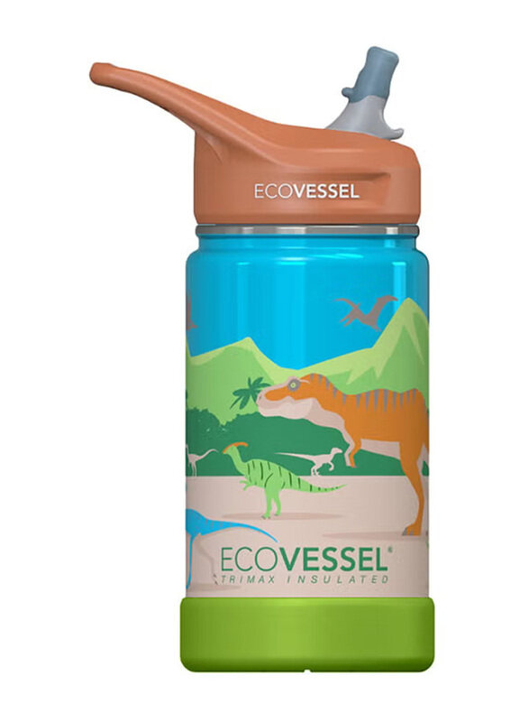 

Ecovessel 355ml Stainless Steel Triple Insulated Water Bottle, FRST12DI, Multicolour