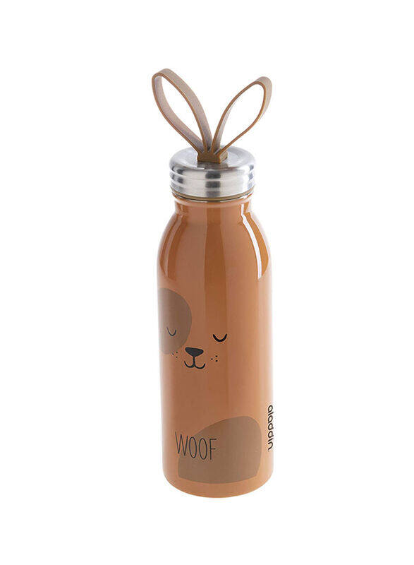 

Aladdin 430ml Dog Water Bottle, Brown