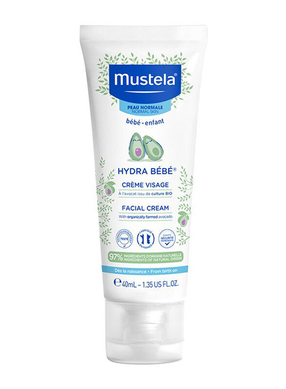 

Mustela Hydra Bebe Facial Cream With Farmed Avocado, 40ml