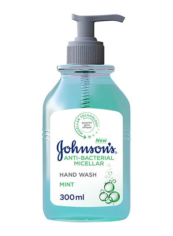 

Johnson's Anti-Bacterial Micellar Mint Hand Wash, 300ml