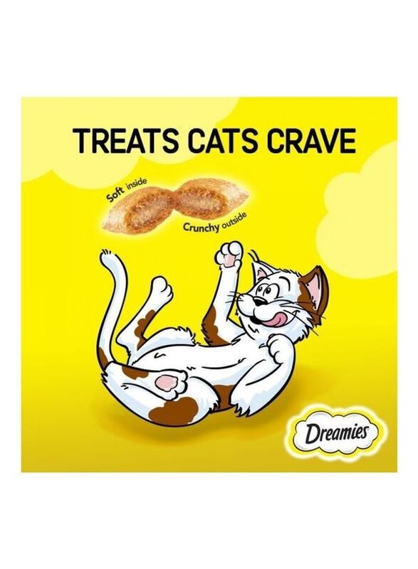 Dreamies Delicious Cheese Treats Dry Cat Food, 60g