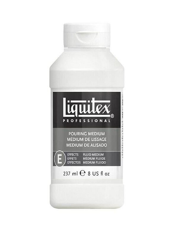 

Liquitex Acrylic Medium Pouring Fluid Effect, 237ml, White