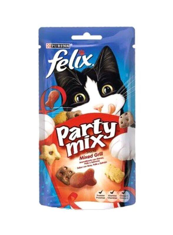 

Purina Felix Party Mix Grilled Treat, Brown/Yellow