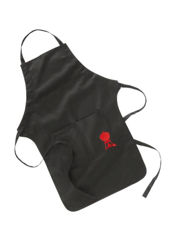 

Weber Barbecue Cotton Apron, Black/Red