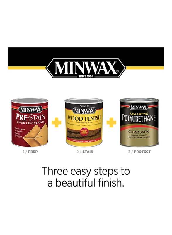 Minwax Wood Finish Penetrating Interior Wood Stain, 236.58ml, Multicolour