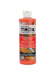 Deco Art Media Fluid Acrylic Paint, 236ml, Cadmium Orange Hue
