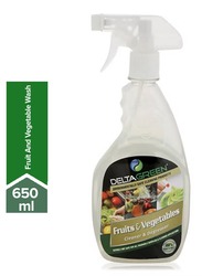 Delta Green Fruits & Vegetable Liquid Cleaner & Degreaser, 650ml