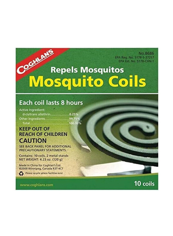 

Coghlans Mosquito Coils, 10 Pieces