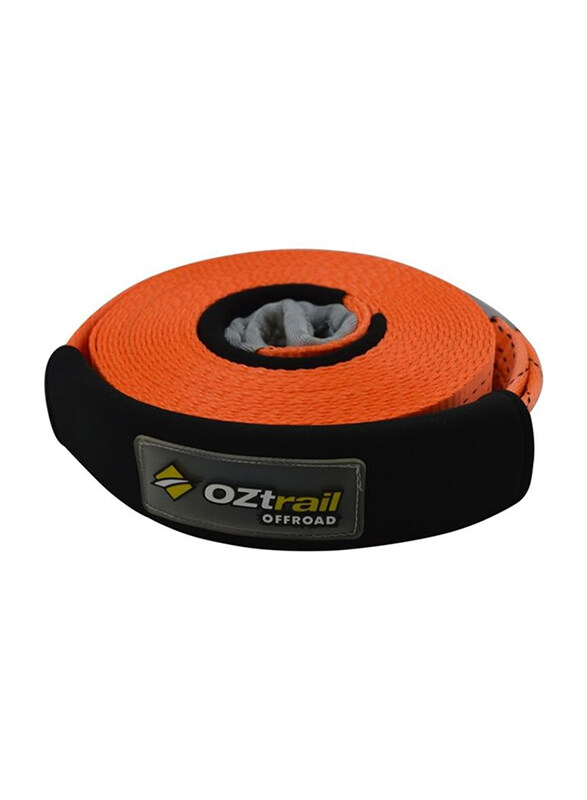 

OzTrail Winch Extension Strap, Black/Orange