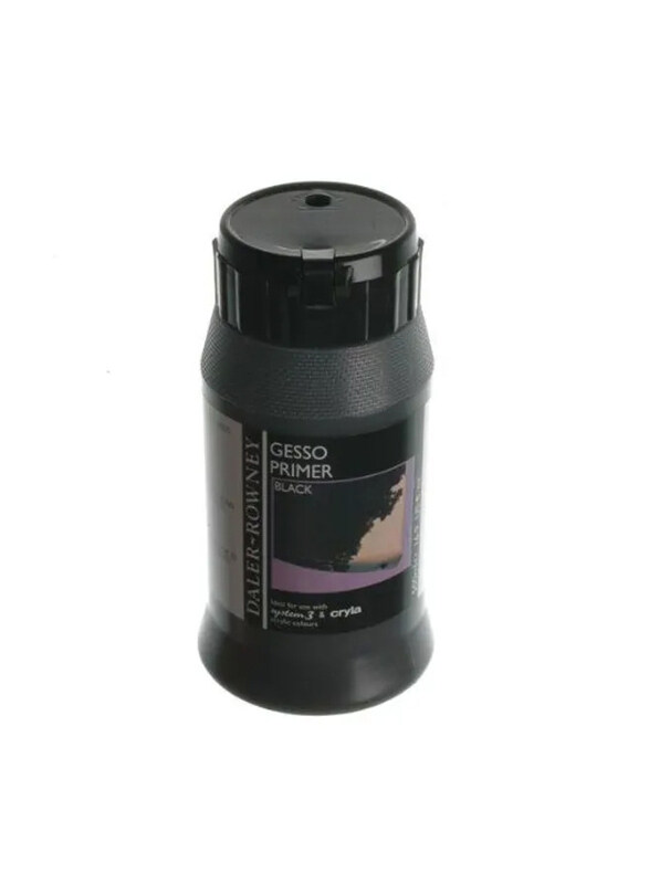 

Daler Rowney Gesso Primer Acrylic Colour, 500ml, Black