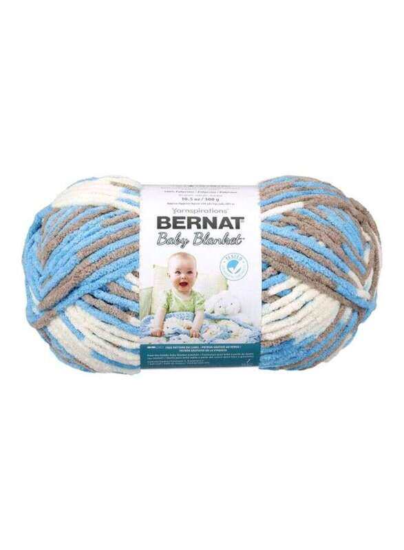 

Bernat Baby Blanket Big Ball Yarn, 220 Yards, Little Royales