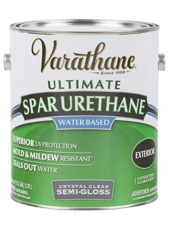 Rust-Oleum Ultimate Spar Urethane Water Based Outdoor Label Coating, 32Ounce, Crystal Clear