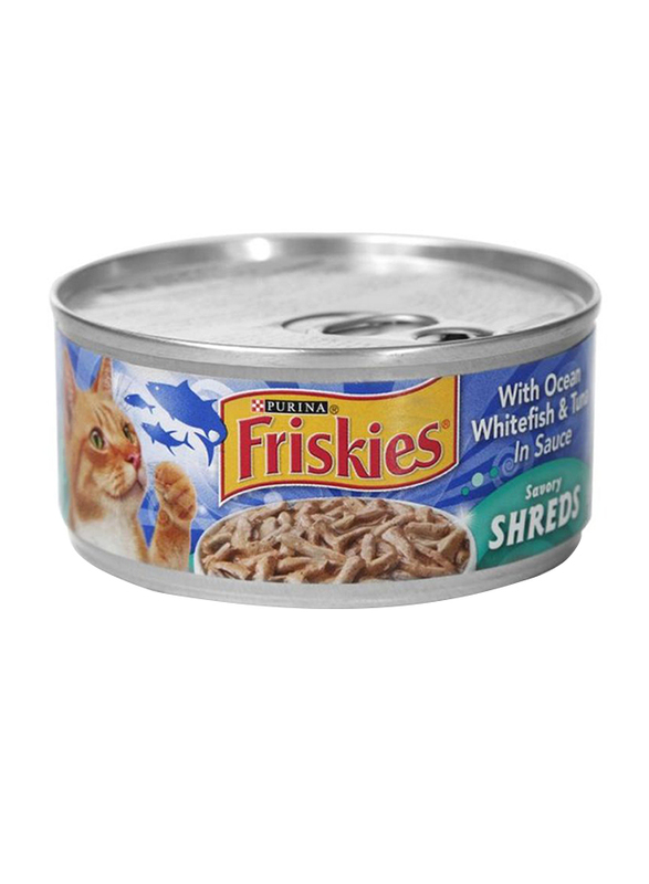 Purina Friskies Ocean Whitefish and Tuna In Sauce Dry Cat Food, 156 grams