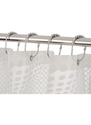 InterDesign Forma Shower Curtain Tension Rod, 12 Pieces, Silver