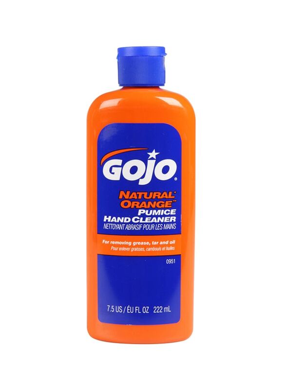 Gojo Natural Orange Pumice Hand Cleaner, 222ml