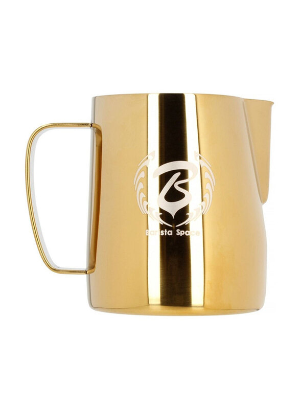 

Barista Space 350ml Milk Jug, Gold