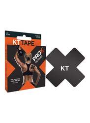 Kt Tape Pro X Strip Patches Set, 15 Piece, Jet Black