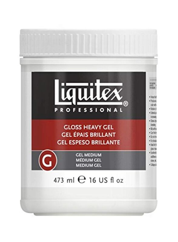 Liquitex Professional Gloss Heavy Gel, 473ml, White