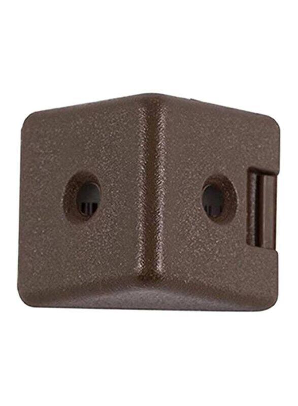 

Generic Universal Corner Connector, B07N6NCWCN, 23x23x24mm, Brown