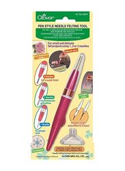 Clover Pen Style Needle Felting Tool, 1 Piece, Multicolour