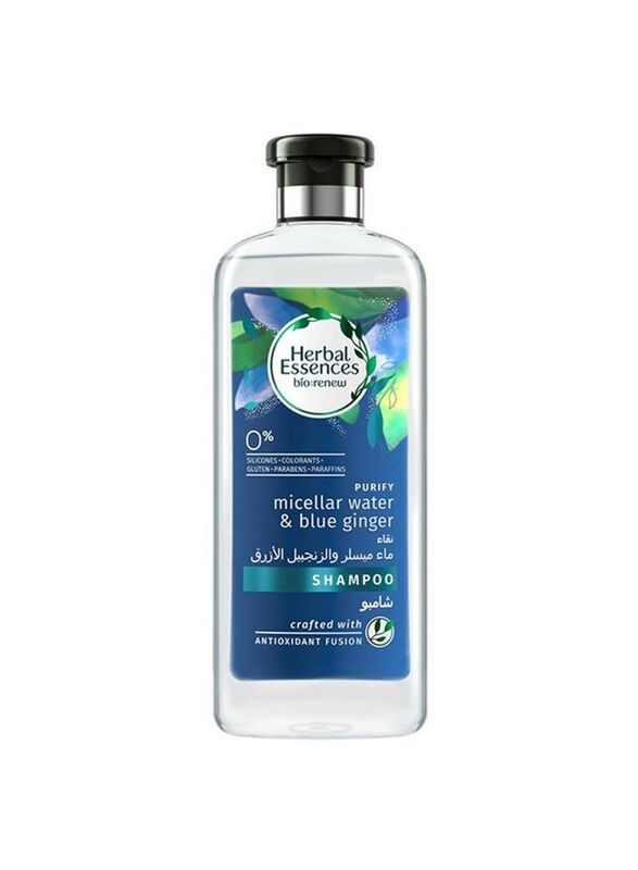 Herbal Essences Bio Renew Purify Blue Ginger Shampoo for All Hair Types, 400ml
