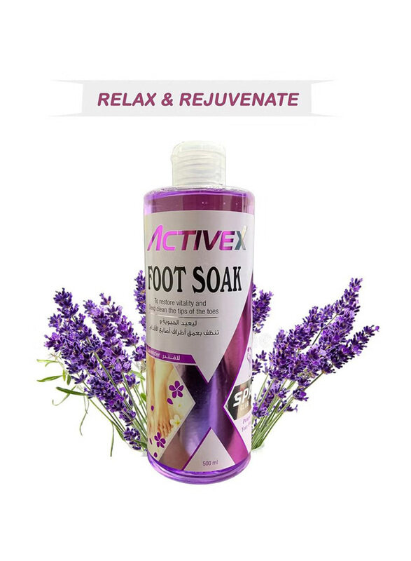 

ActiveX Foot Soak for Perfect Foot Spa & Pedicure with Charming Fragrances Lavender, 500ml