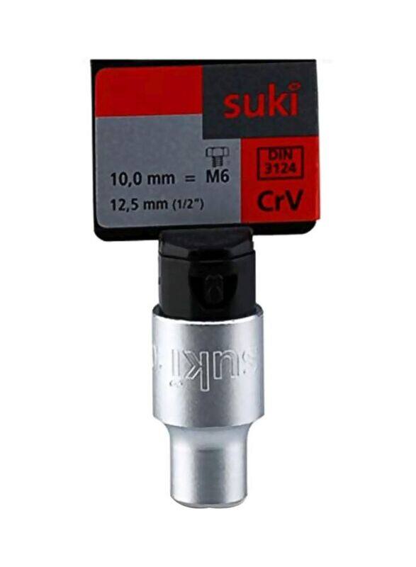 

Suki 12.5mm Socket, B07N6XHN1Z, Black/Silver/Red