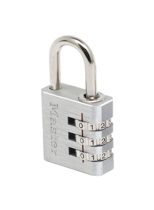Master Lock Set Your Own Combination Aluminium Body Padlocks, Silver