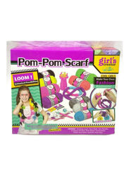 Girl's Creator Pom Pom Scraf Art Craft Game, Ages 4+