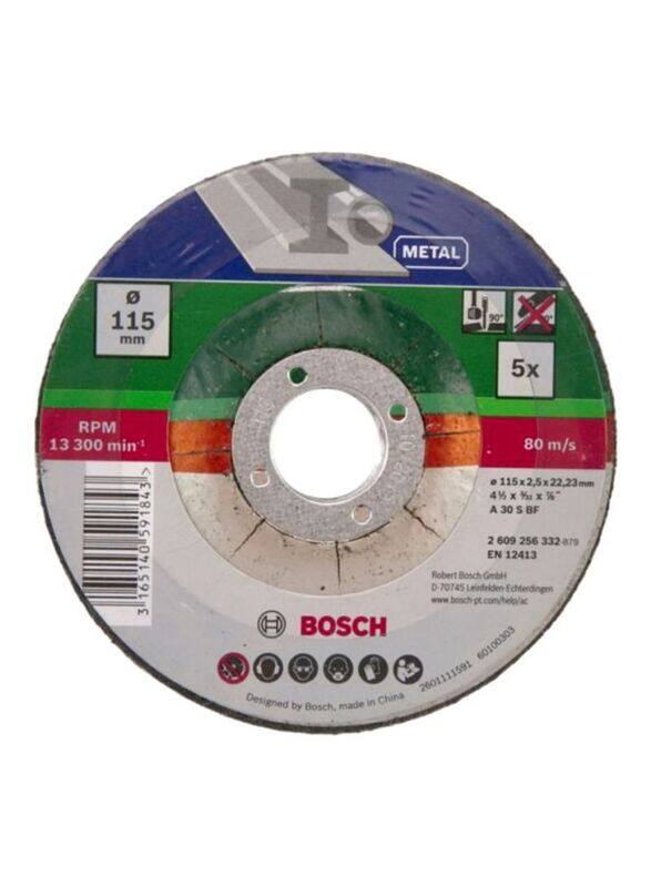 

Bosch Metal Cutting Disc, 115mm, Silver/Grey