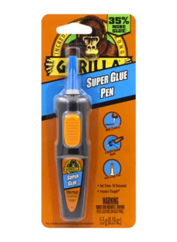 

Gorilla Super Glue Pen, 5.5g, Multicolour