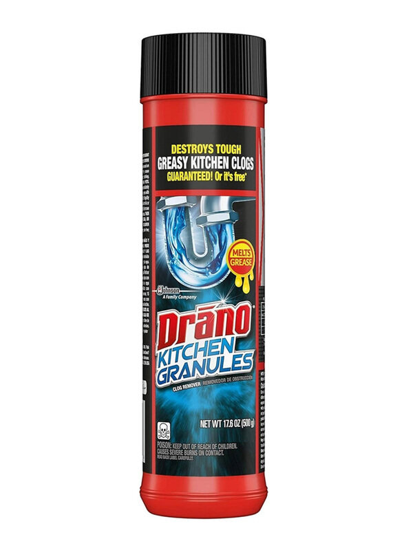 

Drano Kitchen Granules Drain Clog Remover and Cleaner, 500g