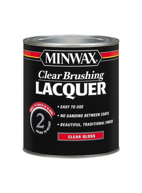 Minwax Brushing Lacquer, 946ml, Clear Gloss