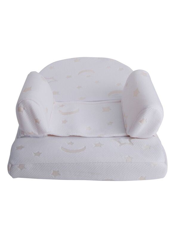 Duma Safe Rectangle Shaped Cotton Sleep Positioner, White