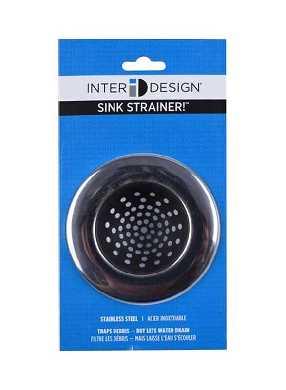 Interdesign Polished Interdesign Sink Strainer, Black