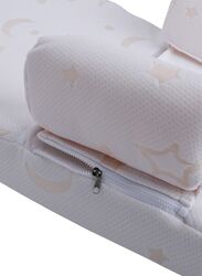 Duma Safe Rectangle Shaped Cotton Sleep Positioner, White