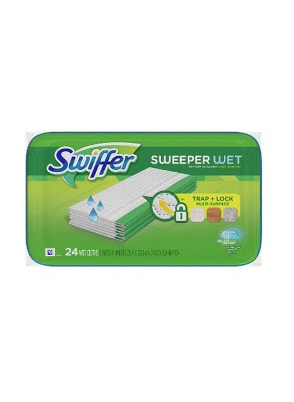 

Swiffer Swiffer Sweeper Wet Mopping Cloths Fresh Scent, 24 Pieces