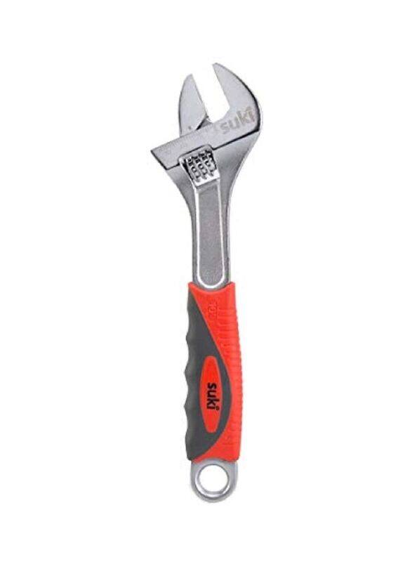 

Suki Adjustable Wrench, B07N6NW2S3, Silver/Red/Black