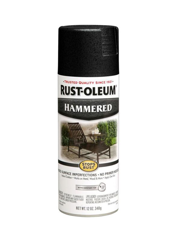 Rust-Oleum Stops Rust Hammered Spray Paint, Black