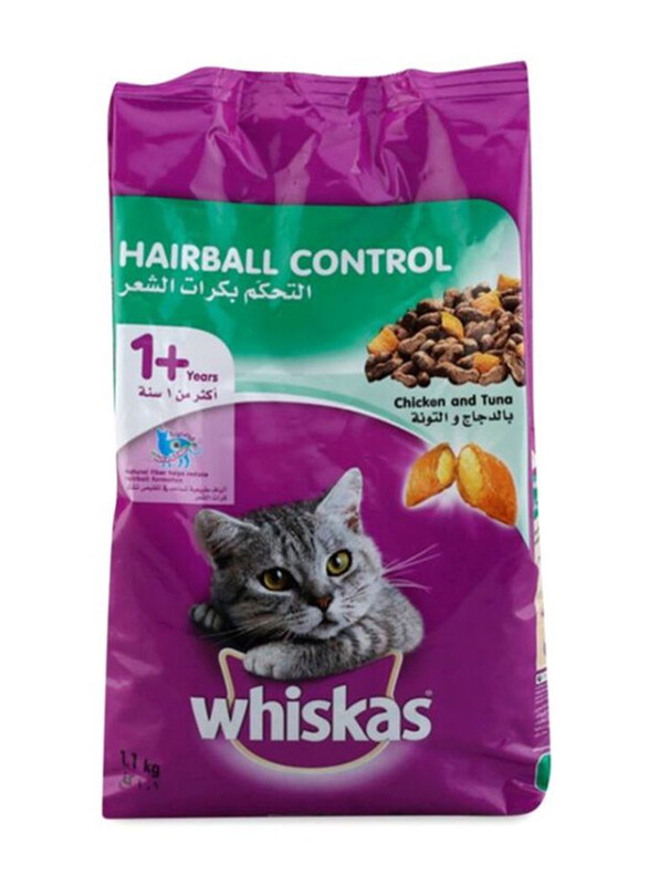 

Whiskas Hairball Control Dry Cat Food, 1.1 Kg