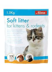 Les Filous Silica Kitten Litter, White, 1.5 Kg