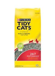 Purina Tidy Cats Non-Clumping Clay Cat Litter, Brown/Blue, 4.54 Kg