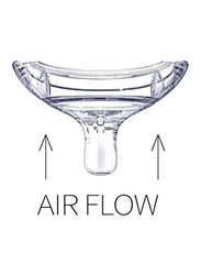 Comotomo Fast Flow Natural Silicone Teat Nipples, 2 Piece, Clear