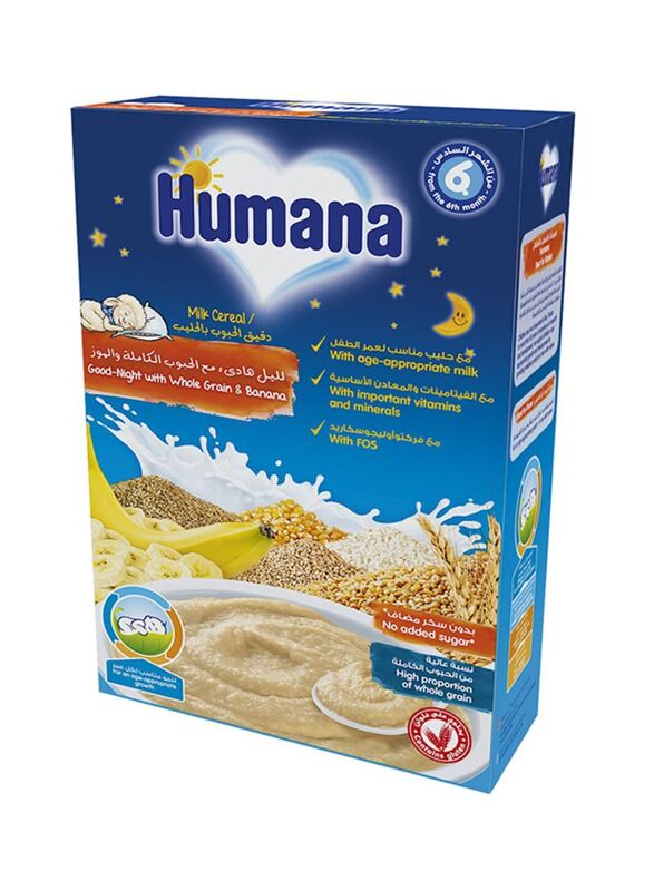 Humana Good Night Banana Milk Cereals, 200g