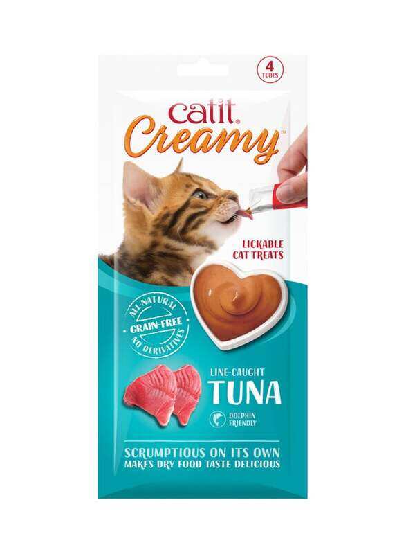 

CatIt Tuna Lickable Creamy Cat Wet Food, 4 x 10g