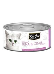 Kit Cat Tuna And Crab Cat Wet Food, 80g